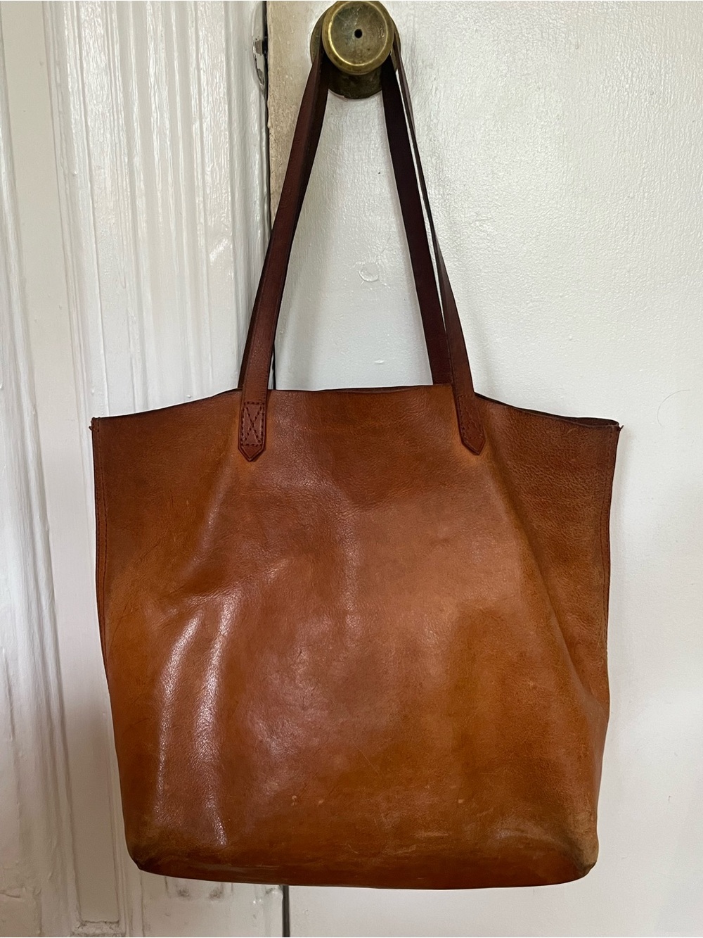 Madewell Transport Tote, English saddle
